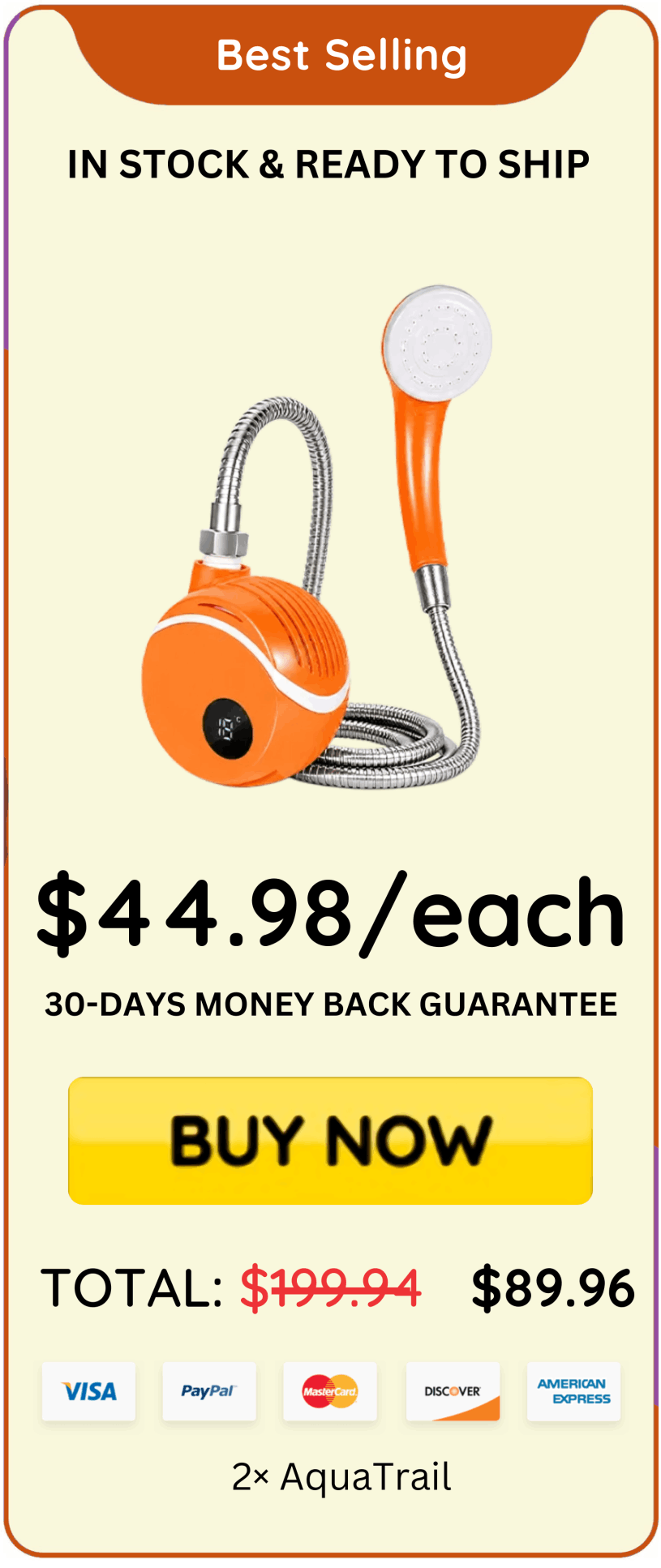 AquaTrail Best price