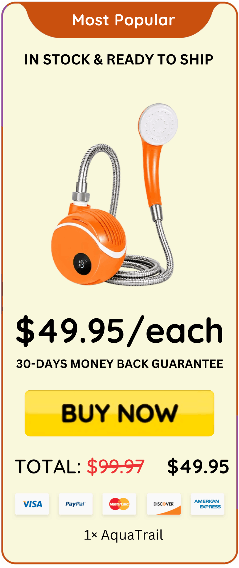 AquaTrail best price